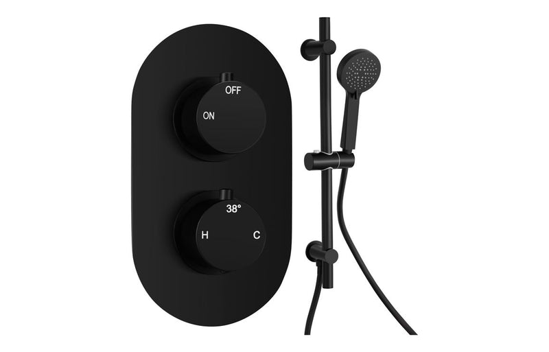 Mereva Brixham Round Shower Valve & Kit Pack 2