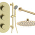 Mereva Brixham Round Shower Valve & Kit Pack 3