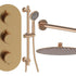 Mereva Brixham Round Shower Valve & Kit Pack 3