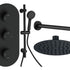Mereva Brixham Round Shower Valve & Kit Pack 3