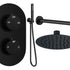Mereva Brixham Round Shower Valve & Kit Pack 4