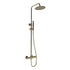 Mereva Brixham Round Thermostatic Bar Mixer w/Riser Kit