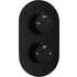 Mereva Brixham Thermostatic Single Outlet Twin Shower Valve