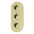 Mereva Brixham Thermostatic Two Outlet Triple Shower Valve