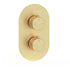 Mereva Brixham Thermostatic Two Outlet Twin Shower Valve