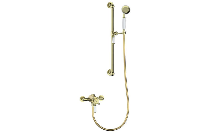 Mereva Budleigh Concentric Single Outlet Shower Valve & Riser Kit Pack 1