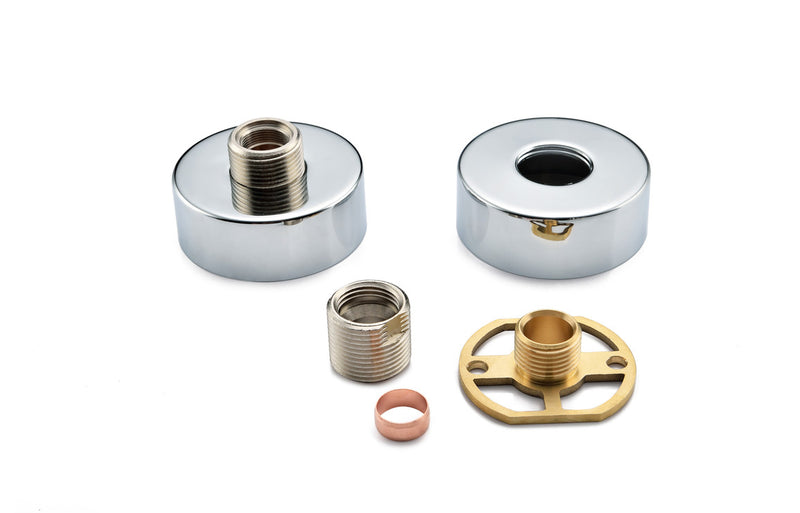 Mereva Exposed Shower Valve Fast Fitting Kit Round (Pair)