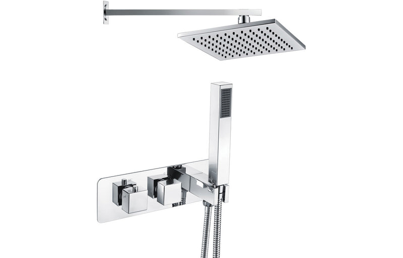 Mereva Falmouth Shower Pack One - Two Outlet Twin Shower Valve w/Handset & Drench Head