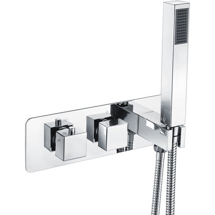 Mereva Falmouth Thermostatic Two Outlet Shower Valve w/Handset