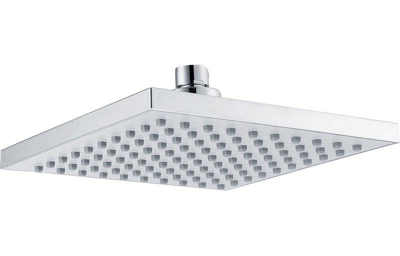 Mereva Newquay 200mm Square Showerhead - Chrome Plated ABS