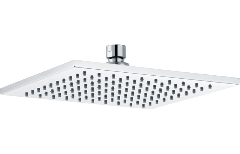 Mereva Newquay 200mm Square Showerhead - Chrome Plated Brass