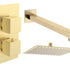Mereva Newquay Square Shower Valve & Kit Pack 1