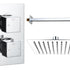 Mereva Newquay Square Shower Valve & Kit Pack 1