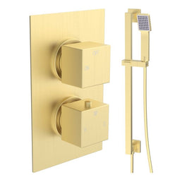 Mereva Newquay Square Shower Valve & Kit Pack 2