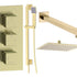 Mereva Newquay Square Shower Valve & Kit Pack 3