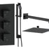 Mereva Newquay Square Shower Valve & Kit Pack 3