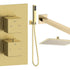 Mereva Newquay Square Shower Valve & Kit Pack 4