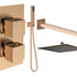 Mereva Newquay Square Shower Valve & Kit Pack 4