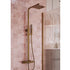 Mereva Newquay Square Thermostatic Bar Mixer w/Riser Kit