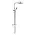 Mereva Newquay Square Thermostatic Bar Mixer w/Riser Kit