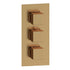 Mereva Newquay Thermostatic Two Outlet Triple Shower Valve