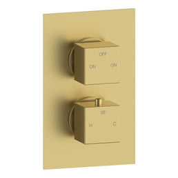 Mereva Newquay Thermostatic Two Outlet Twin Shower Valve