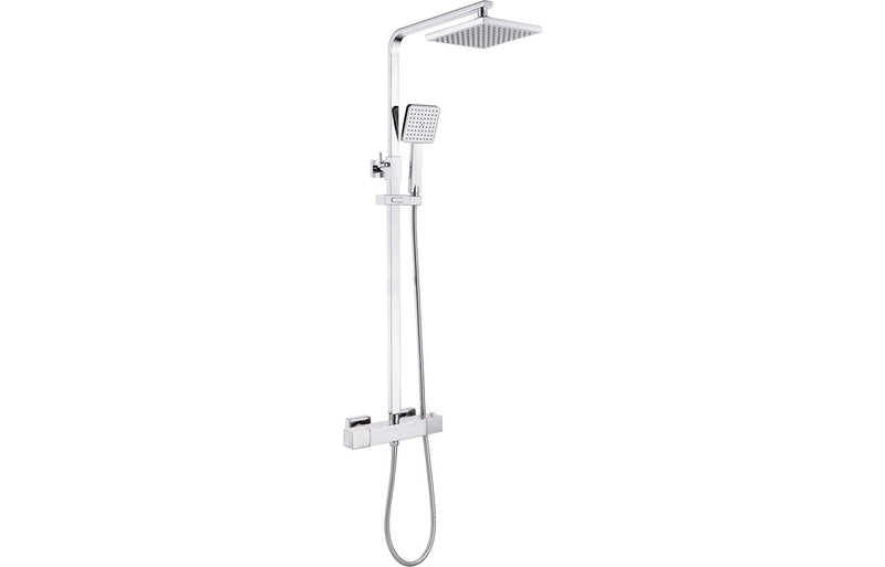 Mereva Seaton Cool-Touch Thermostatic Bar Mixer Shower with Handset & Drench Head
