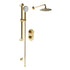 Mereva Shower Riser Rail with Round 3 Mode Handset