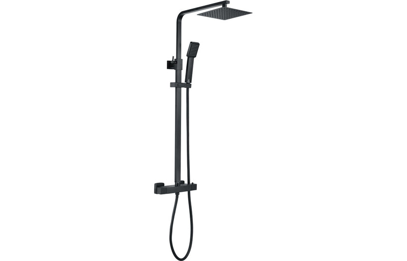 Mereva Square Thermostatic Bar Mixer with Handset and Drench head
