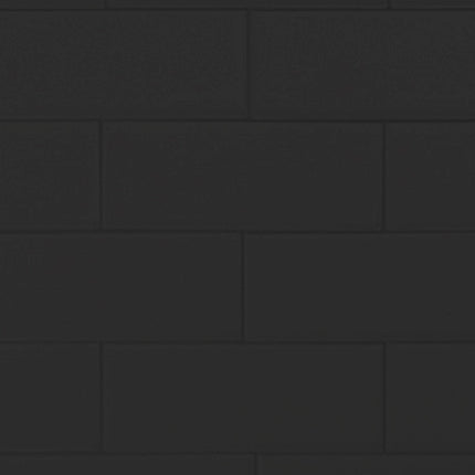 Metro Tile | Wetwall Metro Tile Wall Panels - Black Composite