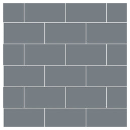 Monument Grey Metro Tile | Multipanel Bathroom Wall Panels
