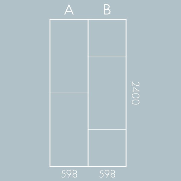 Cremona Marble | Multipanel Tile XL Offset Wall Panels