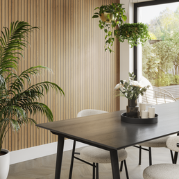 Brown Cuneo Oak - Wood Slat | Multipanel Naturepanel Wall Panels