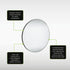 Sensio Noa Round Mirror
