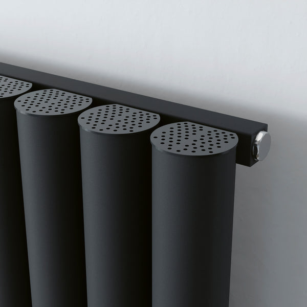 Eucotherm Orion Vertical Aluminium Radiator - Anthracite – Bath & More UK