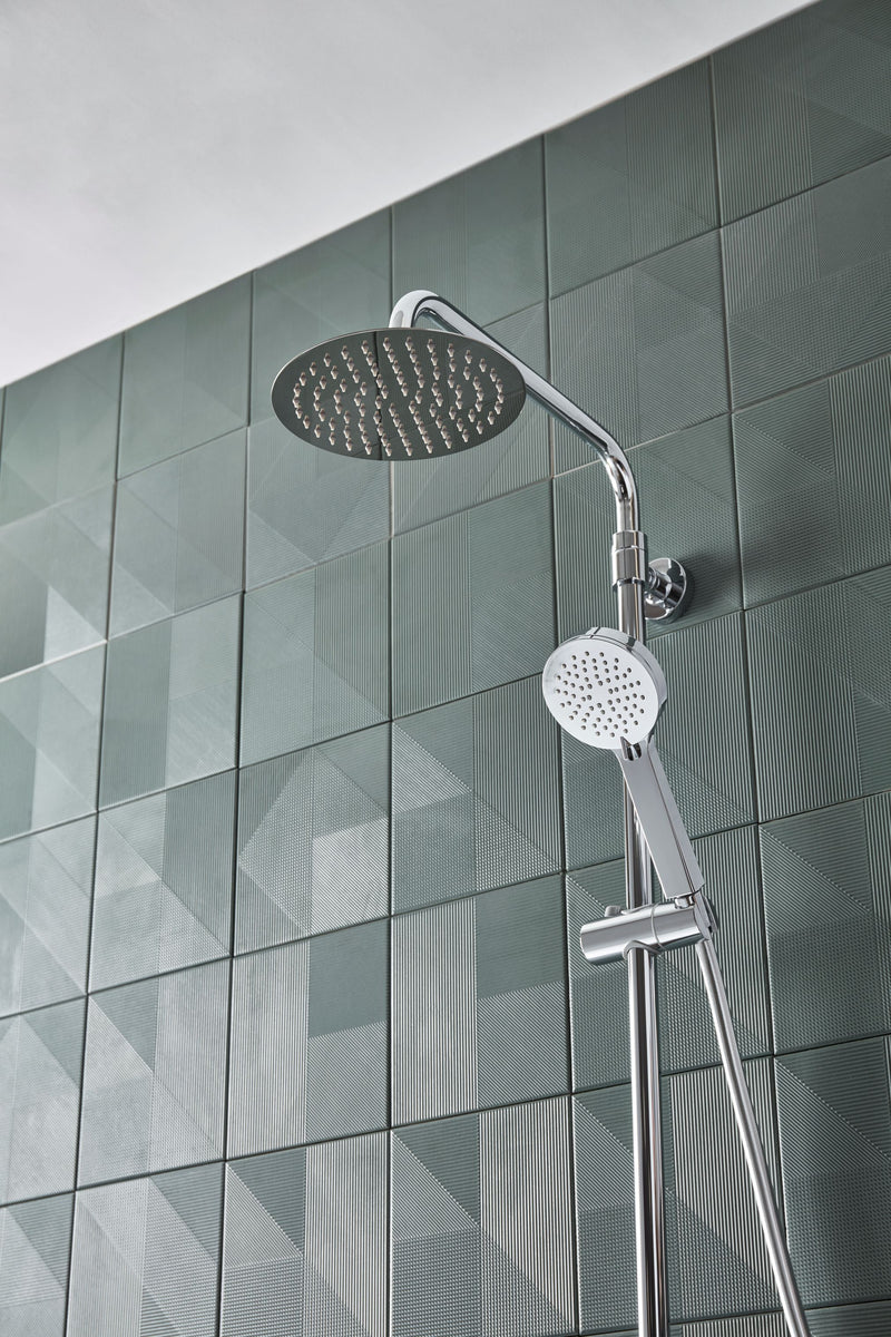 Tavistock Quantum Cool Touch Dual Outlet Bar Shower System - Chrome
