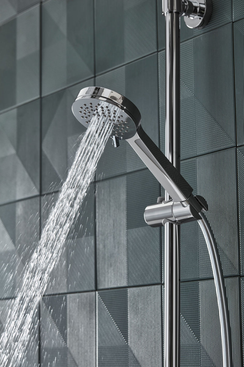 Tavistock Quantum Cool Touch Dual Outlet Bar Shower System - Chrome