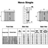 Reina Neva Single Horizontal Designer Radiator