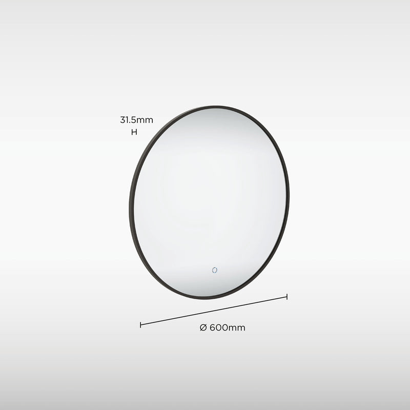 Sensio Nebula Round Illuminated Mirror