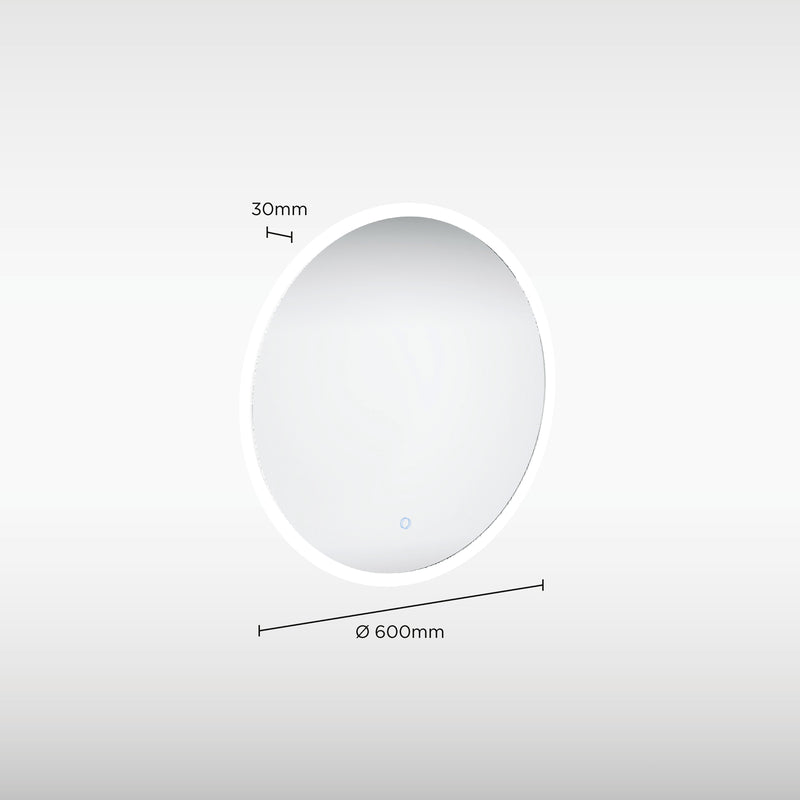 Sensio Celestia Illuminated Mirror Round or Rectangle