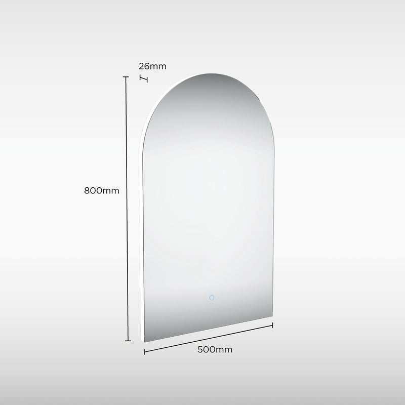 Sensio Luna Arch Illuminated Mirror