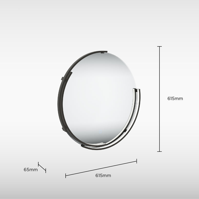 Sensio Aspect Curve Illuminated Mirror