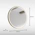 Sensio Frontier Round Illuminated Mirror