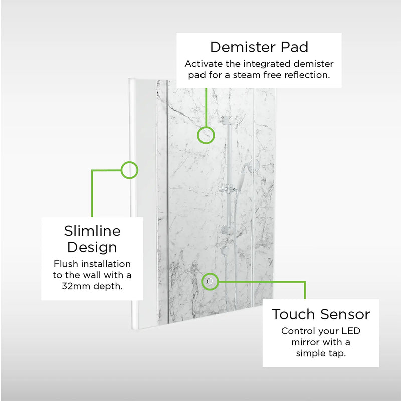 Sensio Odyssey Illuminated Mirror