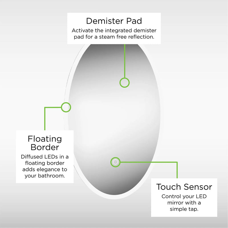 Sensio Aurora Illuminated Mirror