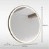 Sensio Frontier Round Illuminated Mirror
