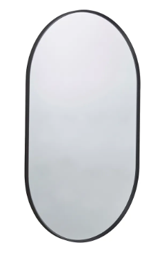 Roper Rhodes Pill Black Framed Bathroom Mirror