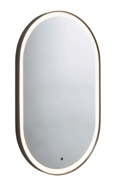 Roper Rhodes Pill Frame Illuminated Mirror - Grey