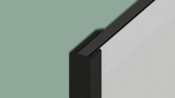 Kinewall | U Profile For end panels (pair)