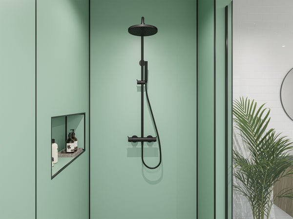 Seafoam Green Alloy | Wetwall Bathroom Wall Panels